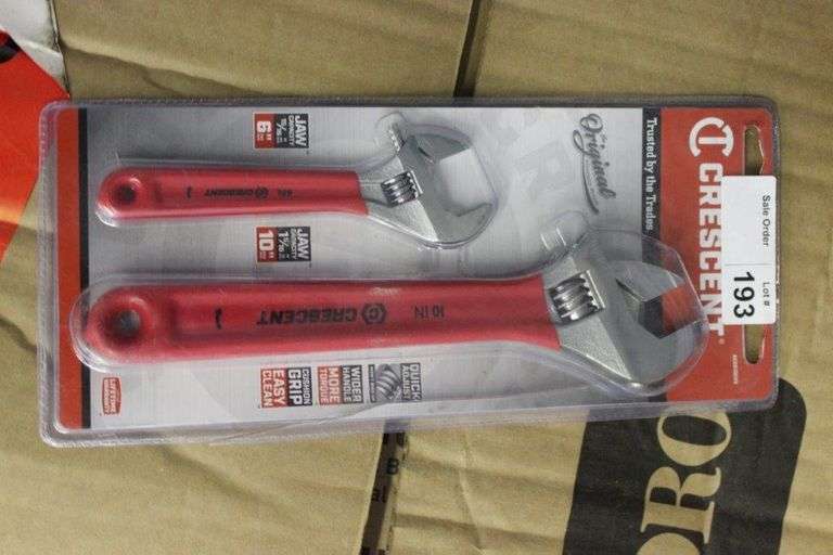 Crescent Wrench Set Matthews Auctioneers