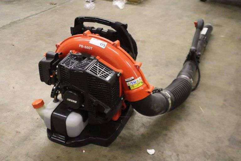Echo PB580T Backpack Blower - Like New - Matthews Auctioneers