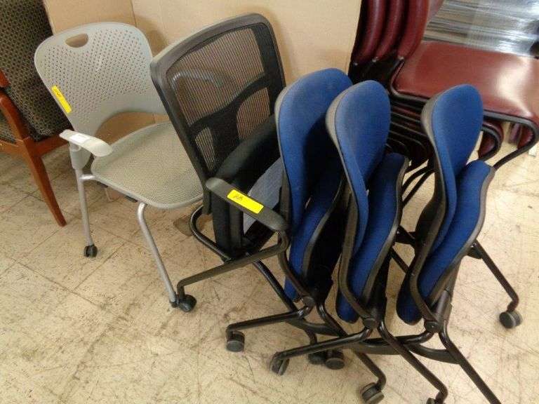 5 ROLLING CHAIRS Matthews Auctioneers