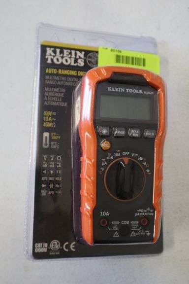 Klein tools manual ranging digital multimeter - Matthews Auctioneers