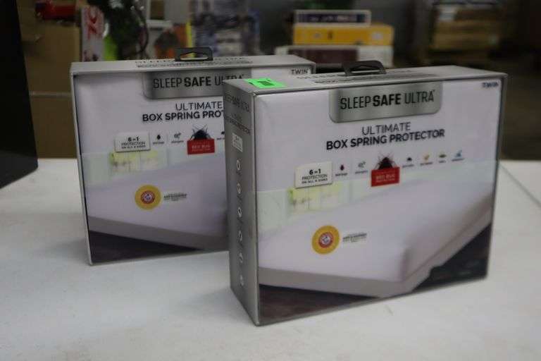 2 Twin Box Spring Protectors Matthews Auctioneers