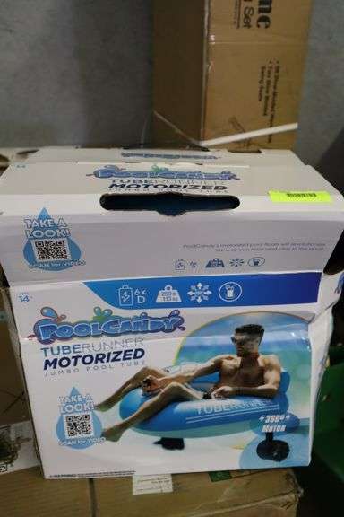 PoolCandy TubeRunner Motorized Jumbo Pool Tube - Matthews Auctioneers