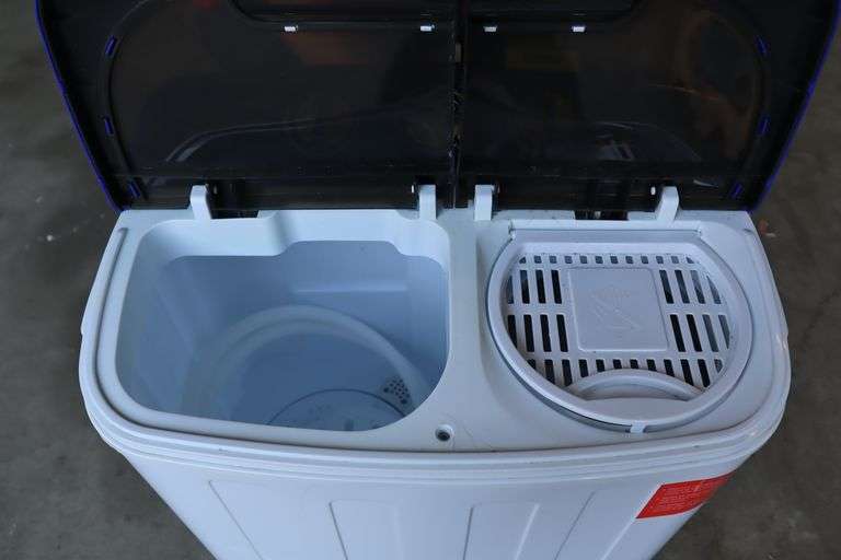 BCP Portable Compact Mini Twin Tub Washing Machine and Spin Cycle with