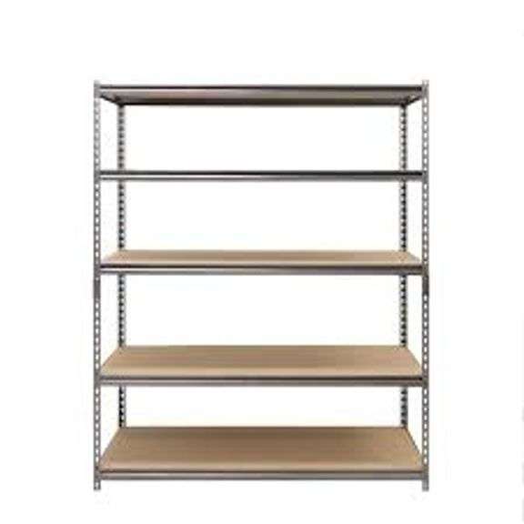 Muscle Rack 60"x72"x24" 5 Tier Steel Shelving Unit Matthews Auctioneers