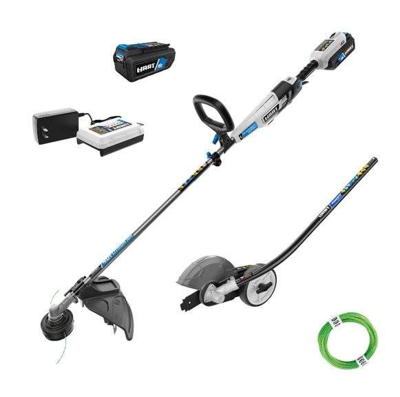 Hart 40V Cordless 15" String Trimmer and edger attachment - Matthews