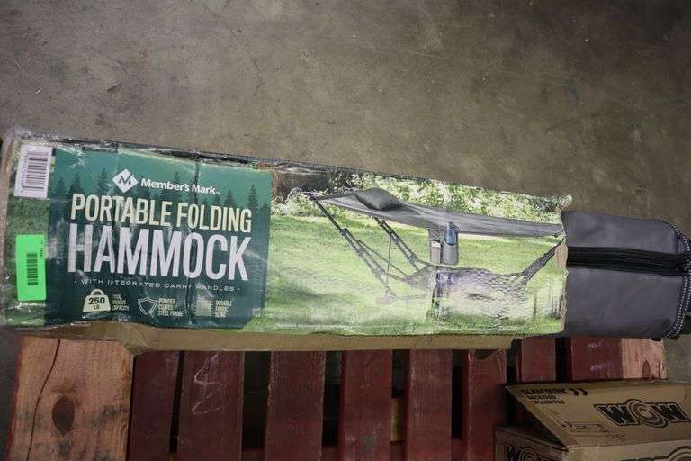Member's Mark Portable Folding Hammock Matthews Auctioneers