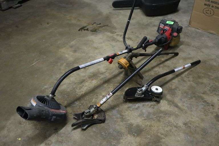 Troy-Bilt TB490BC 4 cycle Weedeater with 3 attachments - Has been used