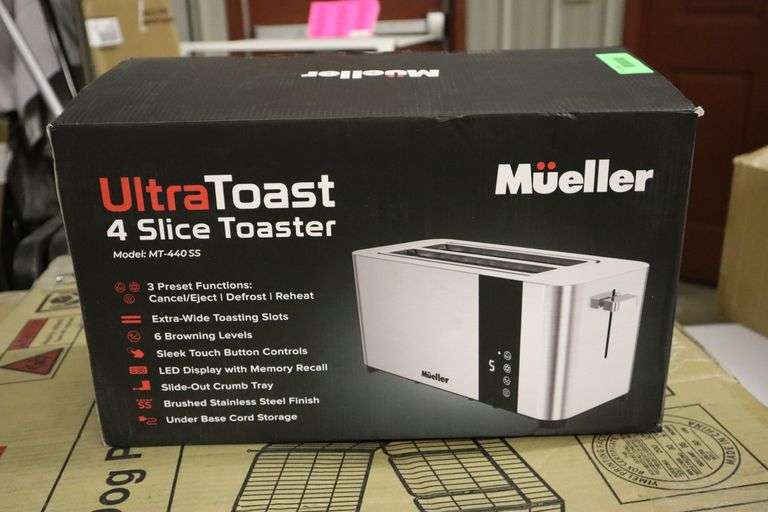 Mueller ultra toast 4 slice toaster Matthews Auctioneers