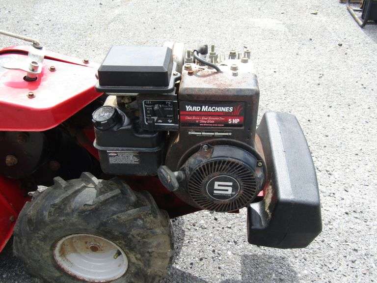 Yard Machine 5HP Tiller - Matthews Auctioneers