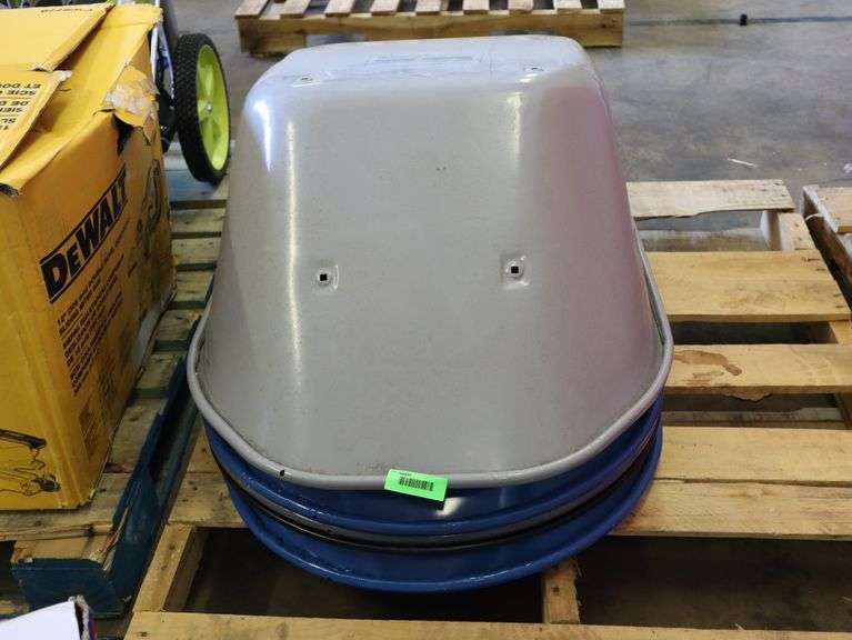 Set of 5 wheelbarrow tubs Tubs only Matthews Auctioneers
