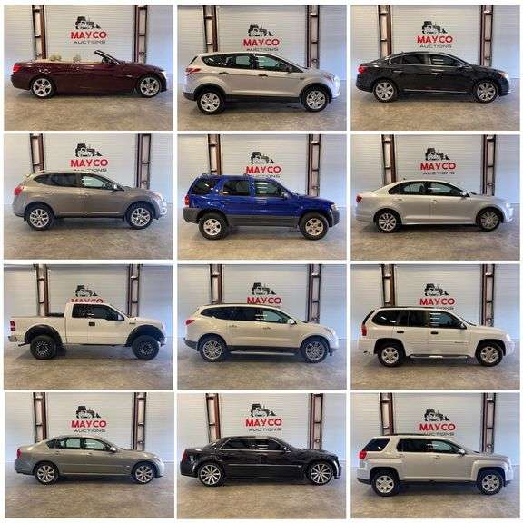 May 20th 2023 Public Auto Auction Mayco Auctions