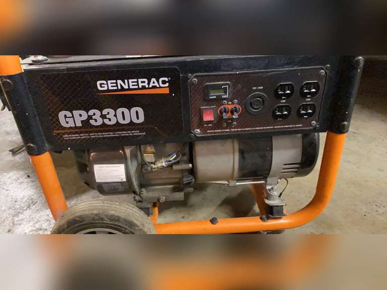 Generac Model GP3300 Generator - Musser Bros Inc