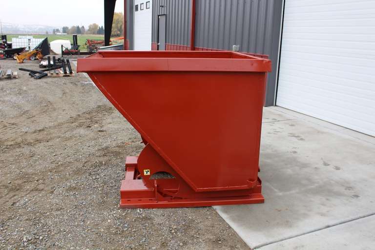 Heavy duty forklift selfdumping hopper, 2 yard Musser Bros. Inc.