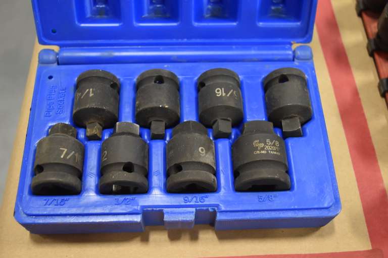SnapOn burr set, CP pipe plug sockets Musser Bros Inc
