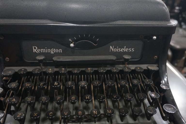 (2) Remington Noiseless Typewriter and Typewriter Stand Musser Bros. Inc.