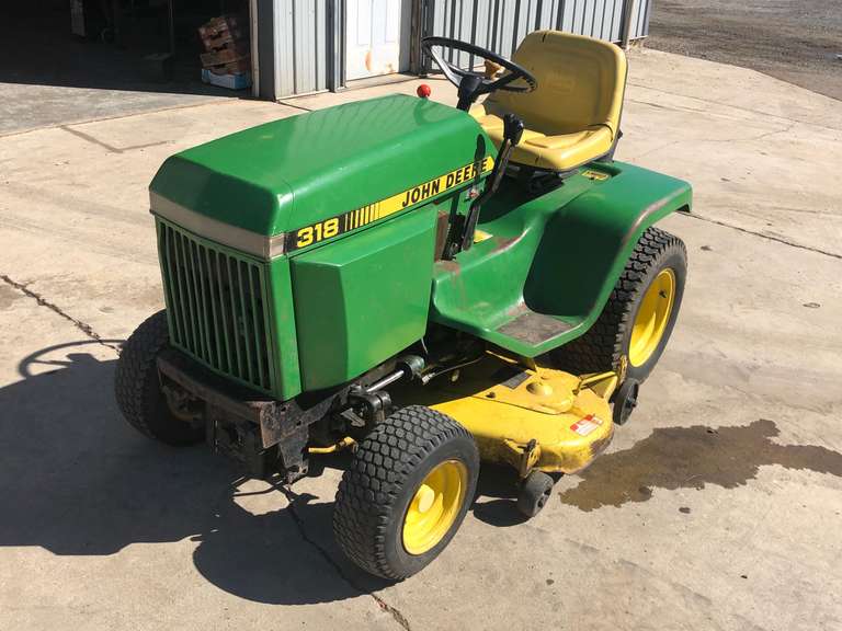 John Deere 318 Riding Lawn Mower Musser Bros Inc