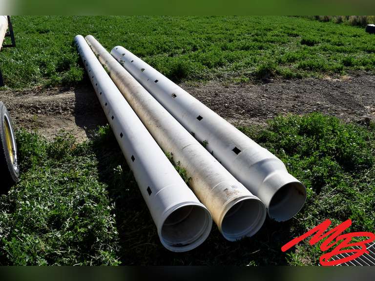 (2) Jts 12” gated pipe, (1) Jt 15” gated pipe, 20’ Musser Bros Inc