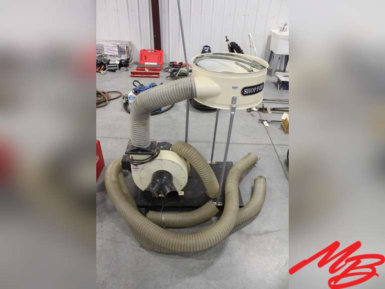 Shop Fox Dust Collector, W168S, 1 1/2 hp, 110 v, 1280 suction capacity