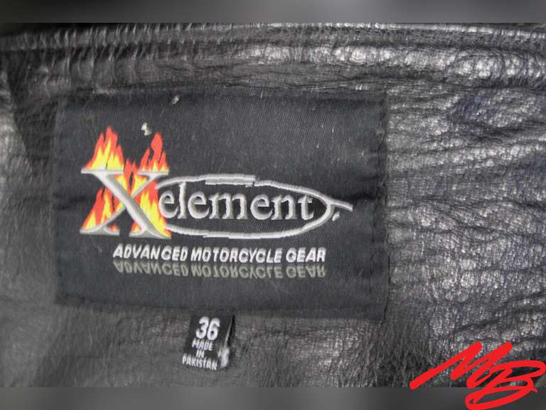 Harley Davidson helmet M; Xelement leather chaps 36" Musser Bros. Inc.
