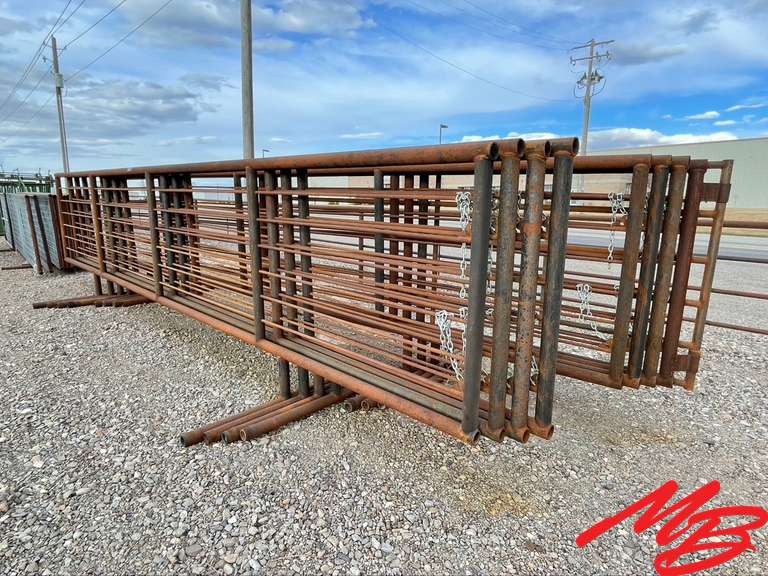 24' Heavy Duty Free Standing Livestock Panels Musser Bros Inc
