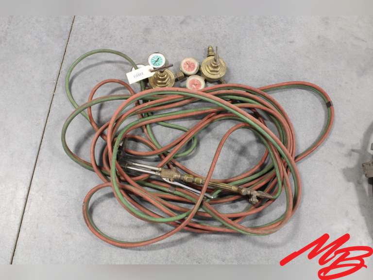 Oxygen/Acetylene torch, Victor gauges & hose Musser Bros. Inc.