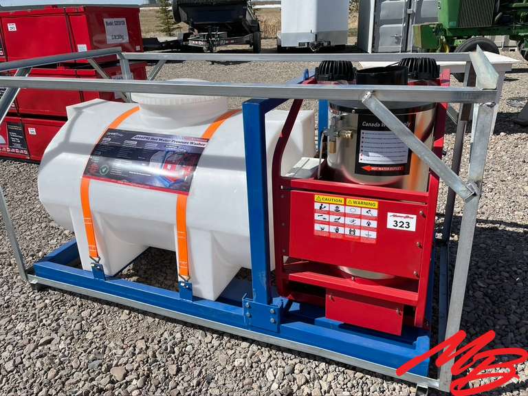 Greatbear Portable 4000 PSI Hot Water Pressure Washer, water tank, hose