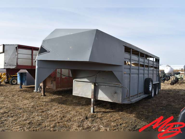 1987 Hillsboro Stock Trailer 18' Musser Bros Inc