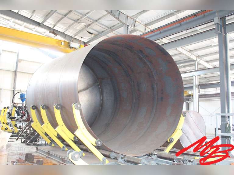 (3) Unfinished steel tanks Musser Bros. Inc.