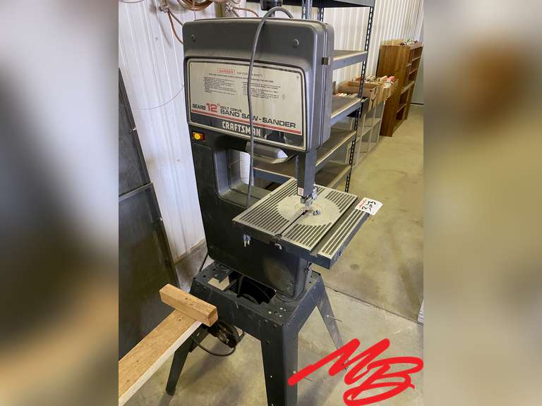 Craftsman 12" Band Saw/Sander On Stand Musser Bros Inc