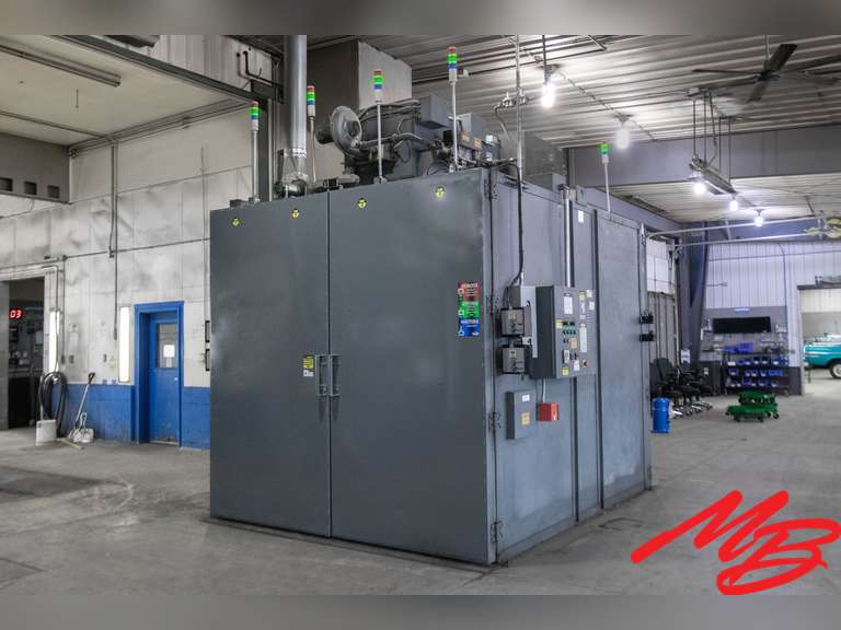 Steelman Industrial Powder Coating Bake Oven Musser Bros Inc
