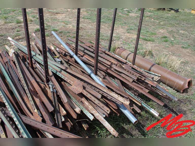 Old Metal T Posts Musser Bros Inc