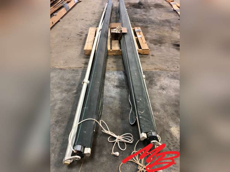 (2) Sunsetter Remote Control 8'x16' 6" Awnings with Mounting Brackets