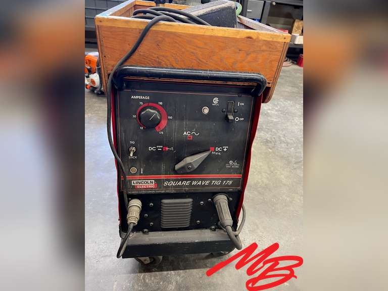 Lincoln Square Wave tig 175 welder, works well - Musser Bros Inc