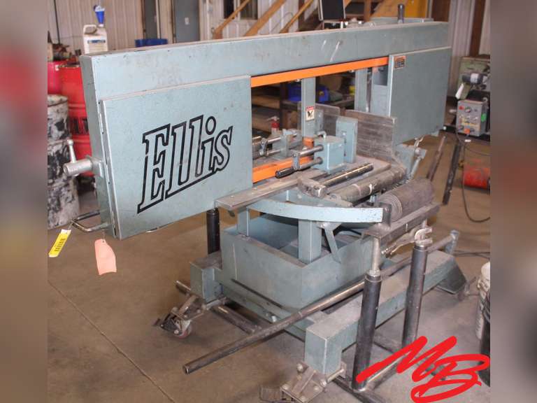 Ellis Vertical Metal Cutting Band Saw m/3000 Musser Bros. Inc.