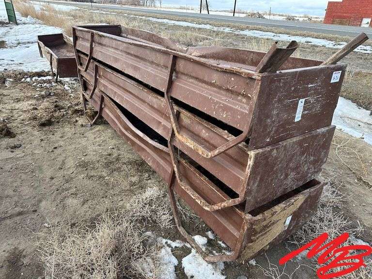 (4) HiQual 12’ Feed Bunks Musser Bros. Inc.