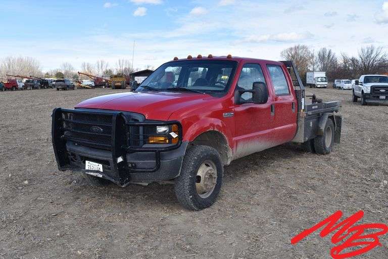 2006 Ford F350 Super Duty XL 4x4 Dually Falcan Bale Bed Pickup Musser Bros Inc