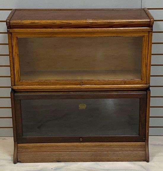 Wood Stacking Barrister Bookcase Matthew Bullock Auctioneers