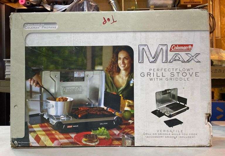 Coleman Max PerfectFlow Grill Stove Matthew Bullock Auctioneers