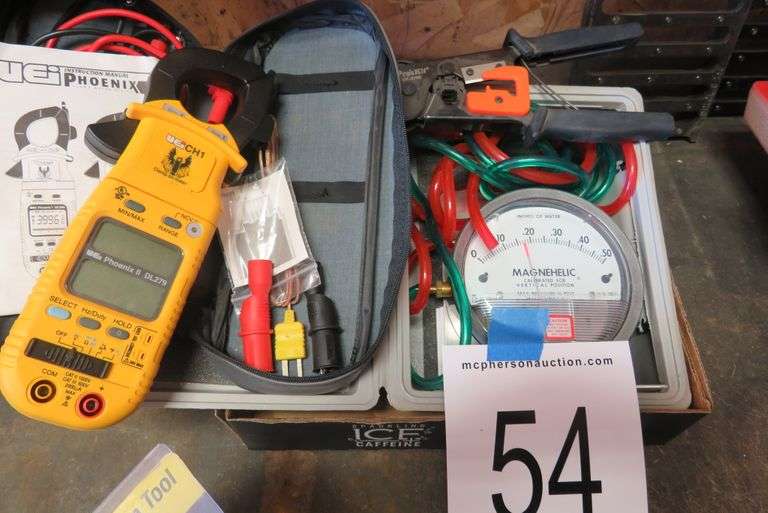 PHOENIX CLAMP METER AND MAGNEHELIC GAUGE McPherson Auction & Realty