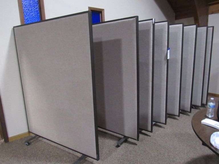 8WALL DIVIDERS ON CASTERS 60"X75" ALL TO GO ONE MONEY McPherson