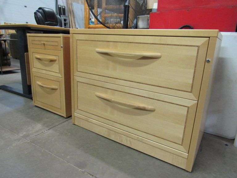 DESK, 2 DRAWER FILING OFFICE CHAIR McPherson Auction & Realty