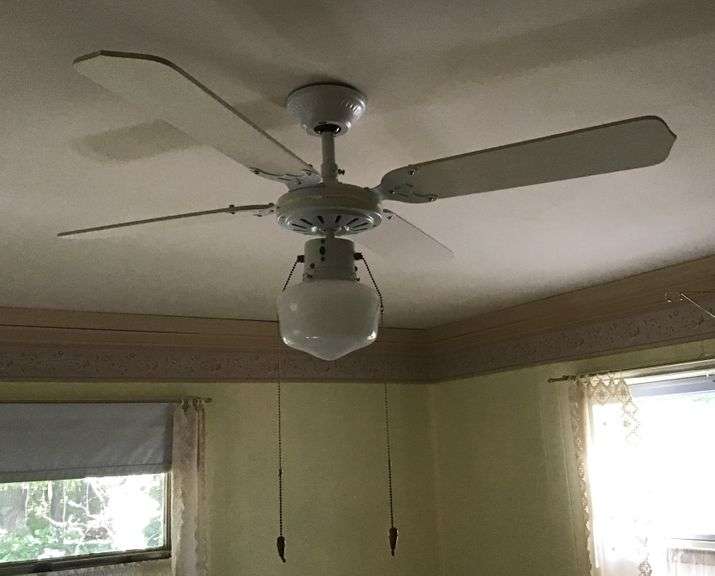 Ceiling Fan Light Fixture To Be Removed By Buyer at the End of