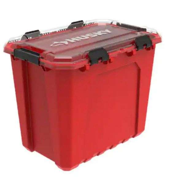 Husky 28 gal. Professional duty waterproof storage container with