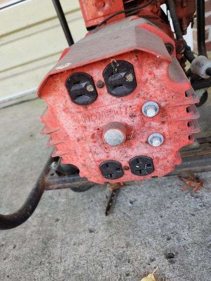 Homelite 4400 gas generator, condition unknown - Metzger Property
