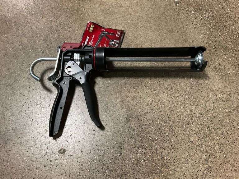Husky Heavyduty 10 oz. Adjustable Force Caulk Gun Metzger Property