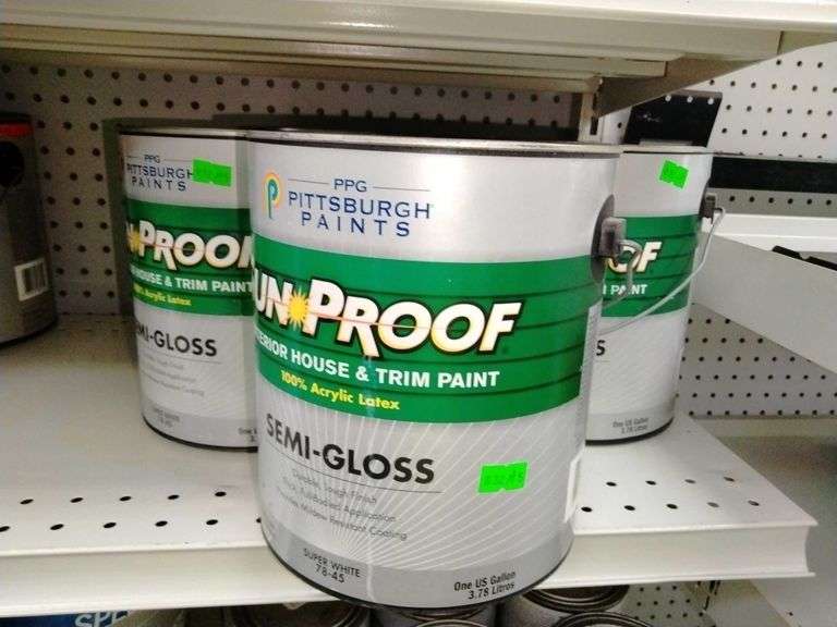 Pittsburgh semi gloss acrylic latex exterior paint Metzger Property