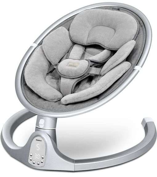 BabyBond Baby Swings for Infants, Bluetooth Infant Swing with Preset