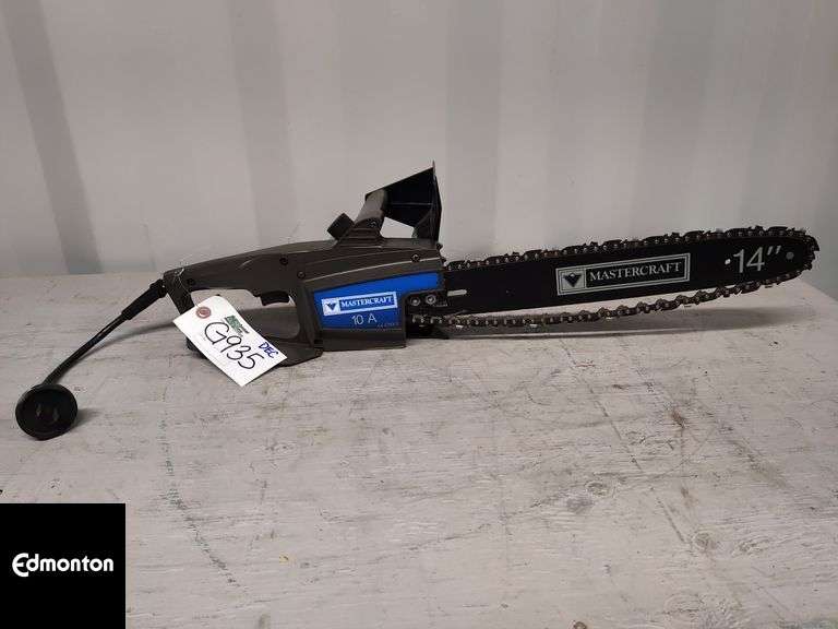 Mastercraft 14in Electric Chain Saw Michener Allen Auctioneering Ltd