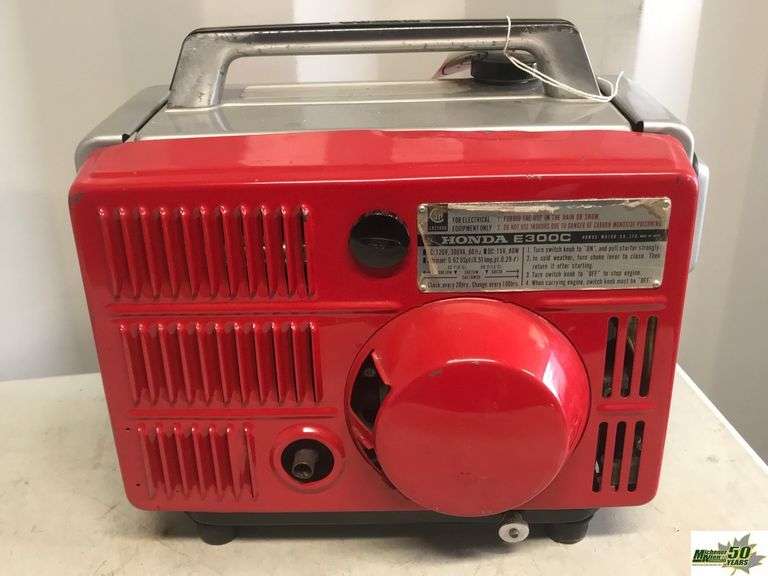Honda E300 Generator - Michener Allen Auctioneering Ltd