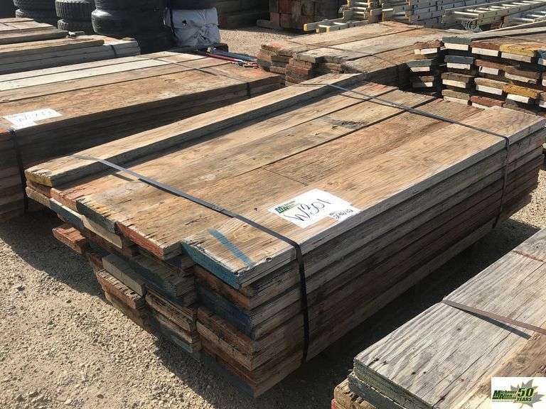 6ftX10X2in Laminated Wood Planks1 Pallet Michener Allen